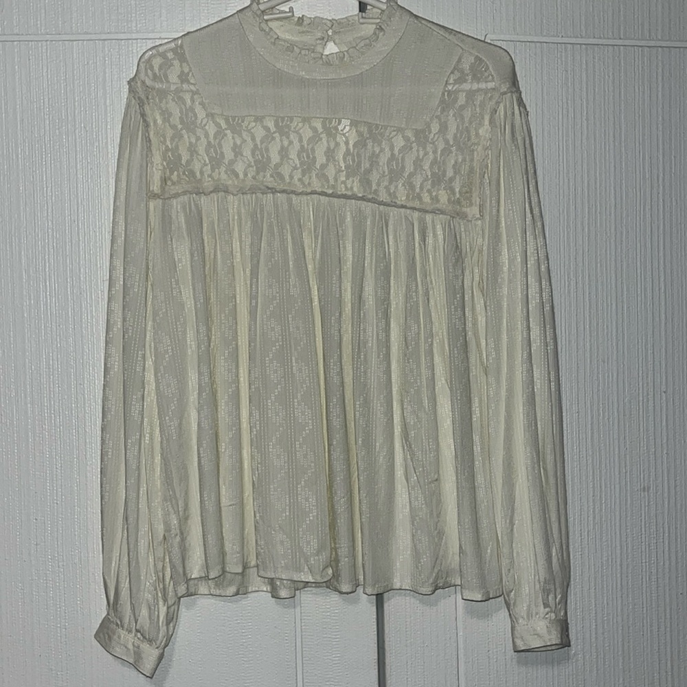 Treasure & Bond Lace Top blouse